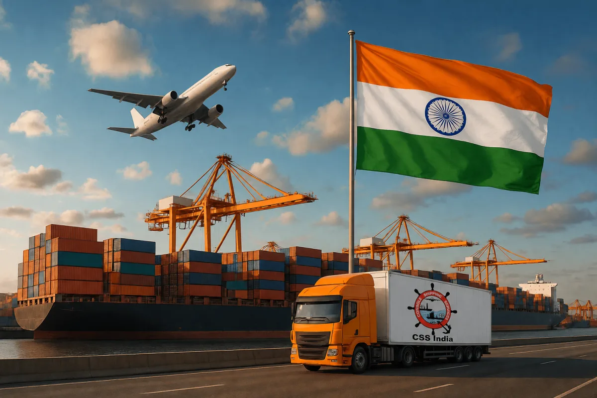CSS India multimodal logistics — road, sea and air freight